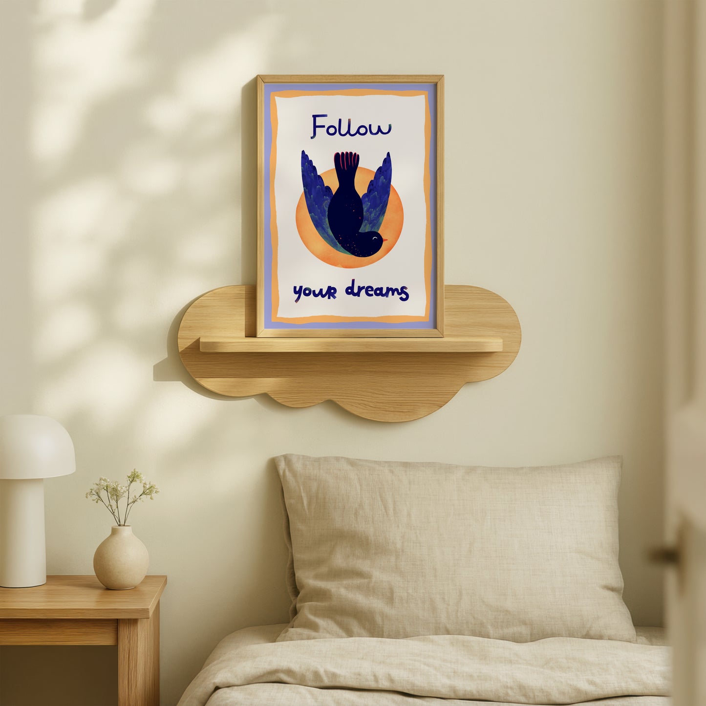 Follow Your Dreams - Bird Art Print