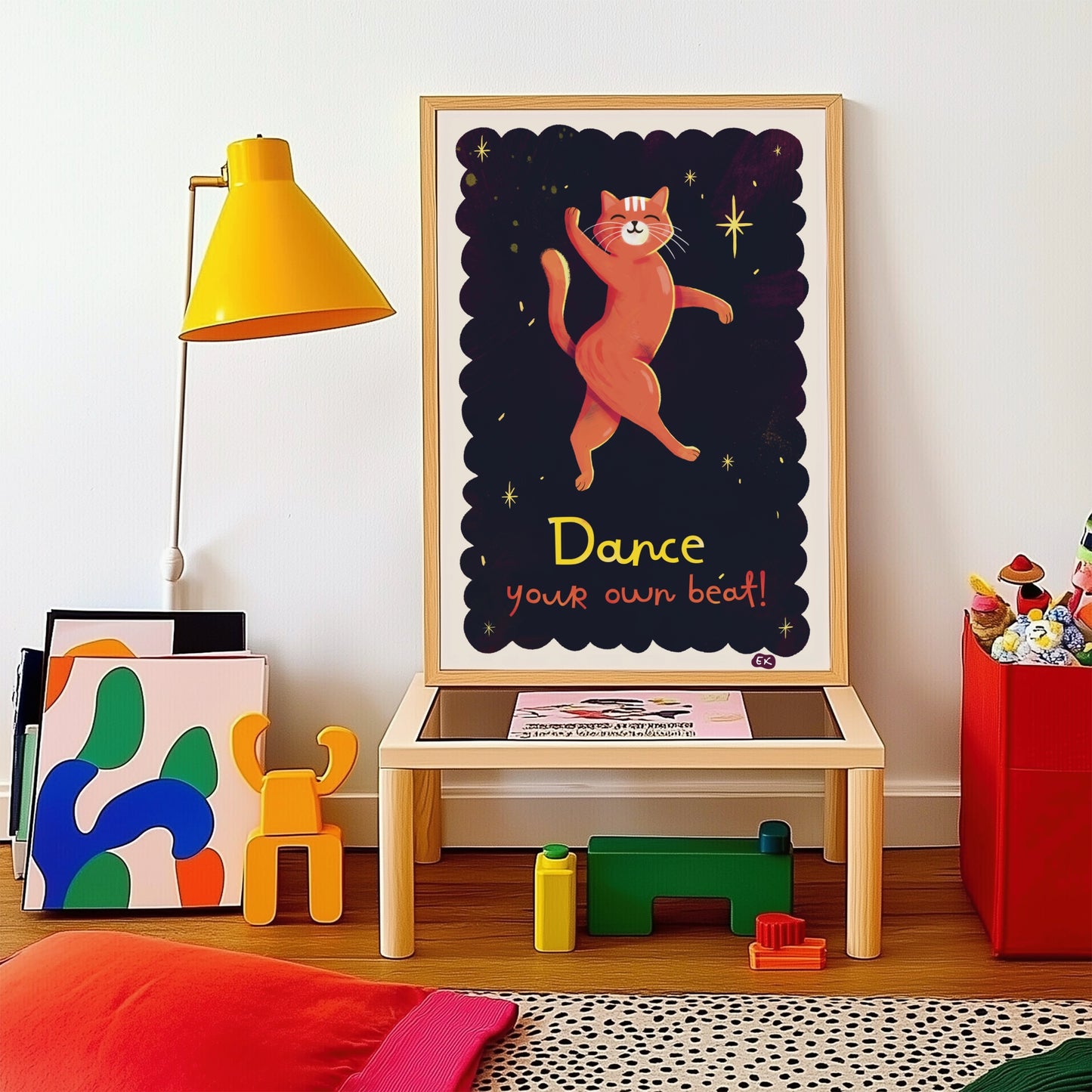 Dance Your Own Beat! - Cat Art Print
