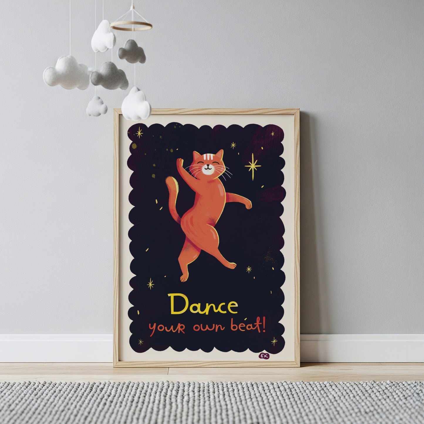 Dance Your Own Beat! - Cat Art Print