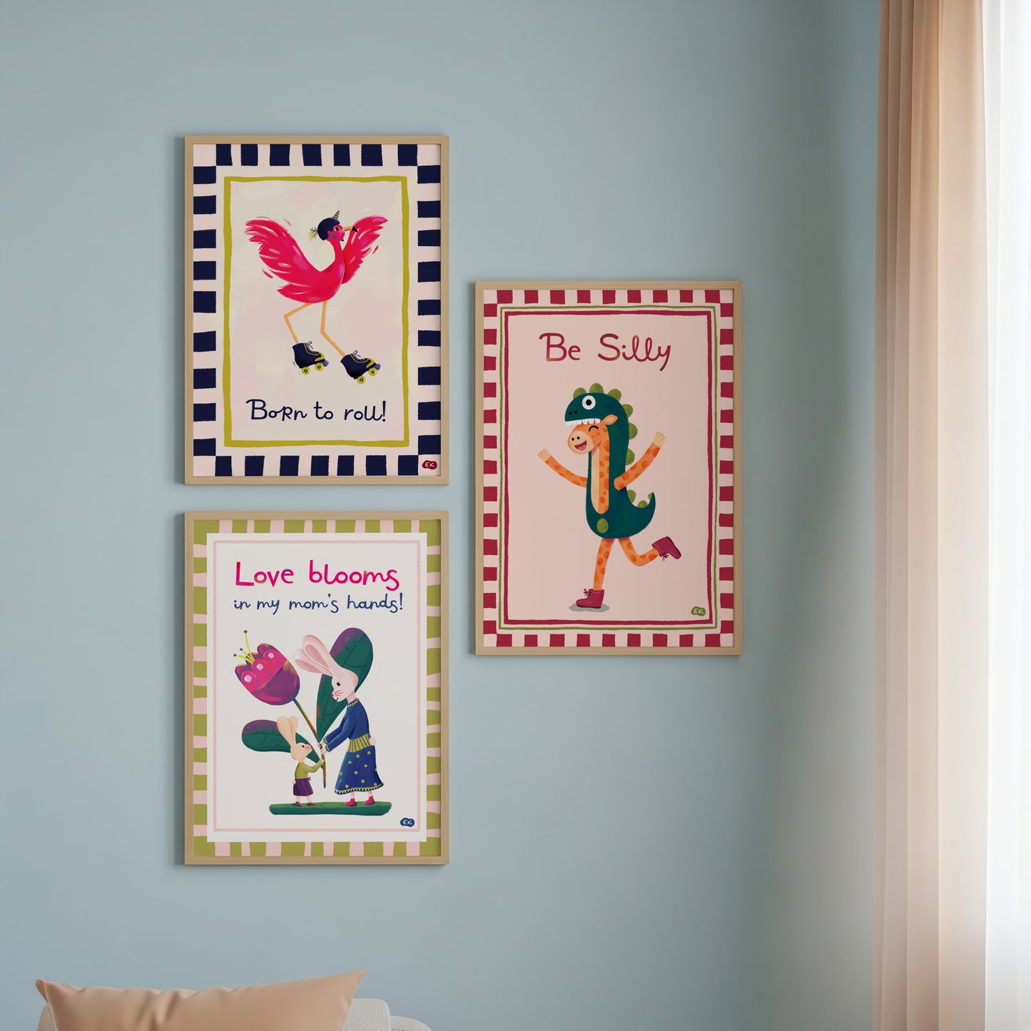 Be Silly - Giraffe Art Print