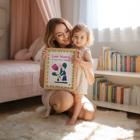 Love Blooms - Bunny Art Print